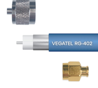 Кабельная сборка VEGATEL RG-402 (SMA-male - N-male) 0,3м