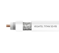 Кабельная сборка 5D/FB (Titan, белый) (SMA-male - SMA-female) 1м